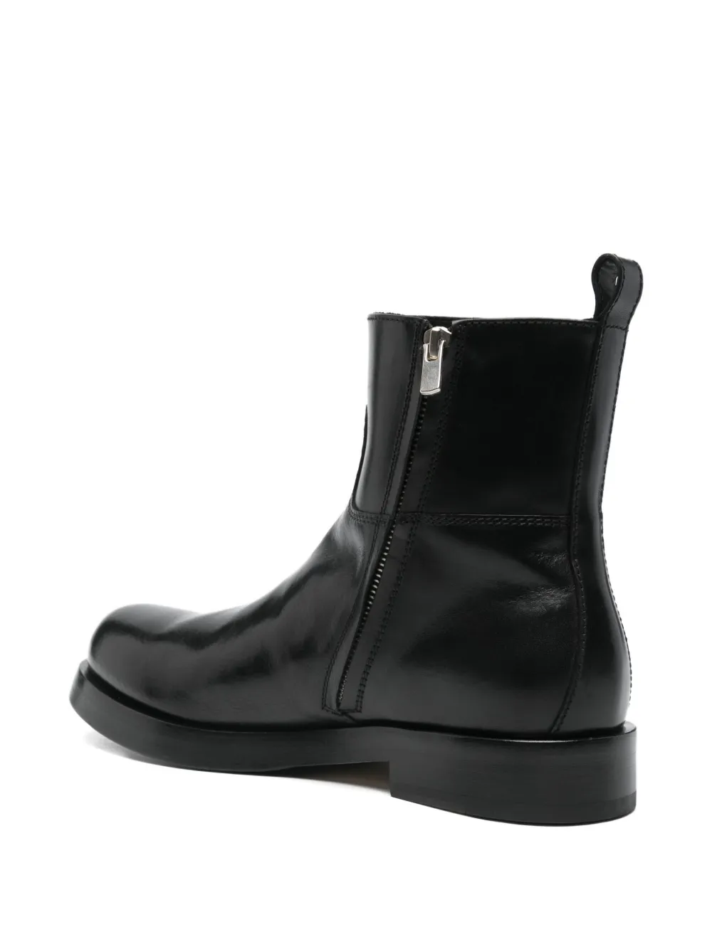 Officine Creative zip-detail leather boots Black