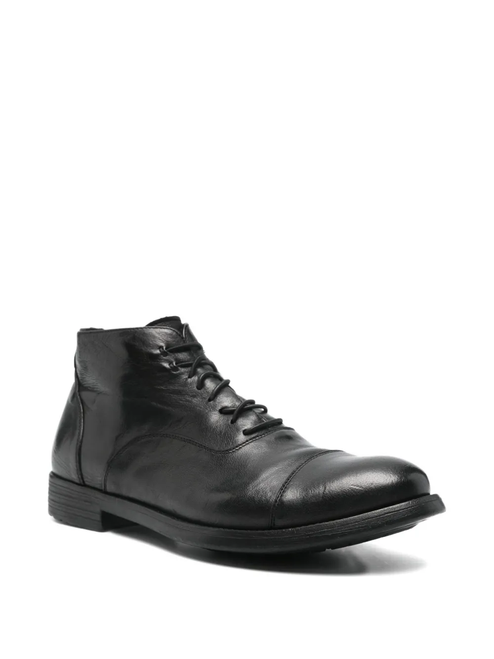 Officine Creative lace-up zip-detail boots Black