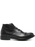 Officine Creative lace-up zip-detail boots - Black