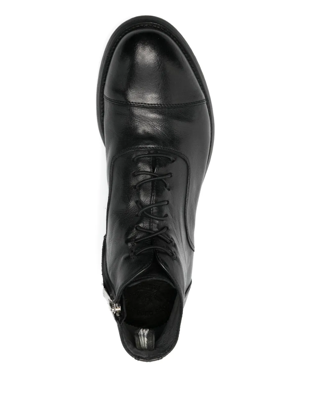 Officine Creative lace-up zip-detail boots Black