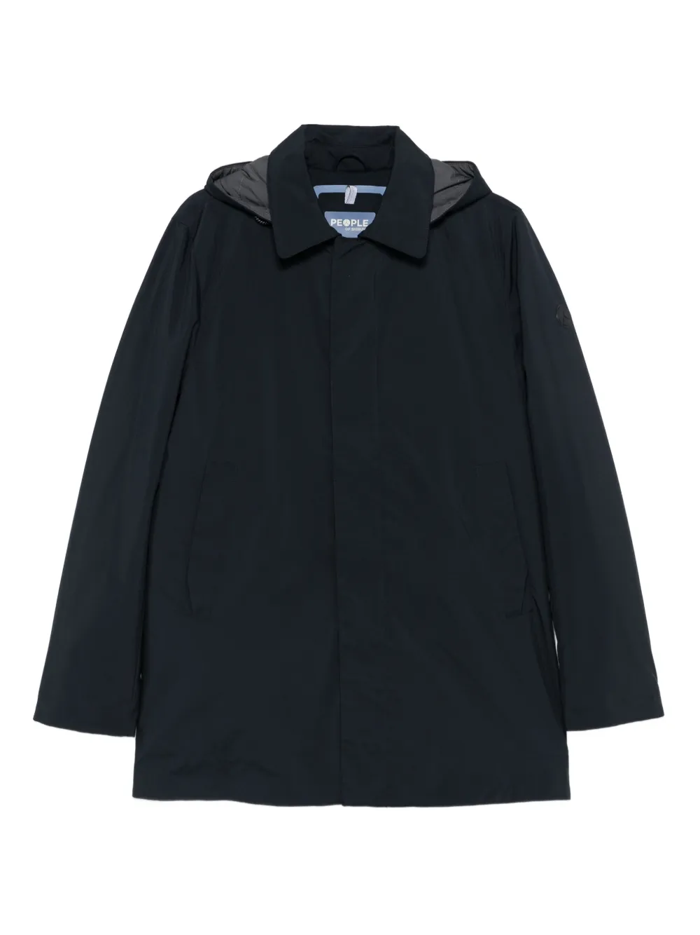People Of Shibuya hooded coat | Blue | Image 1
