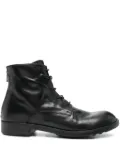 Officine Creative Diary 010 lace-up zip boots - Black