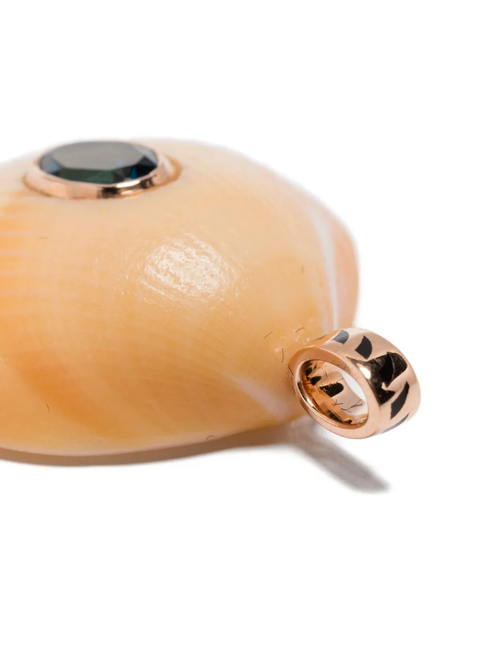 Dezso 18k Rose Gold Anadara Pendant In Gold