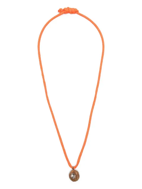 Dezso 18K rose gold Coquito diamond necklace