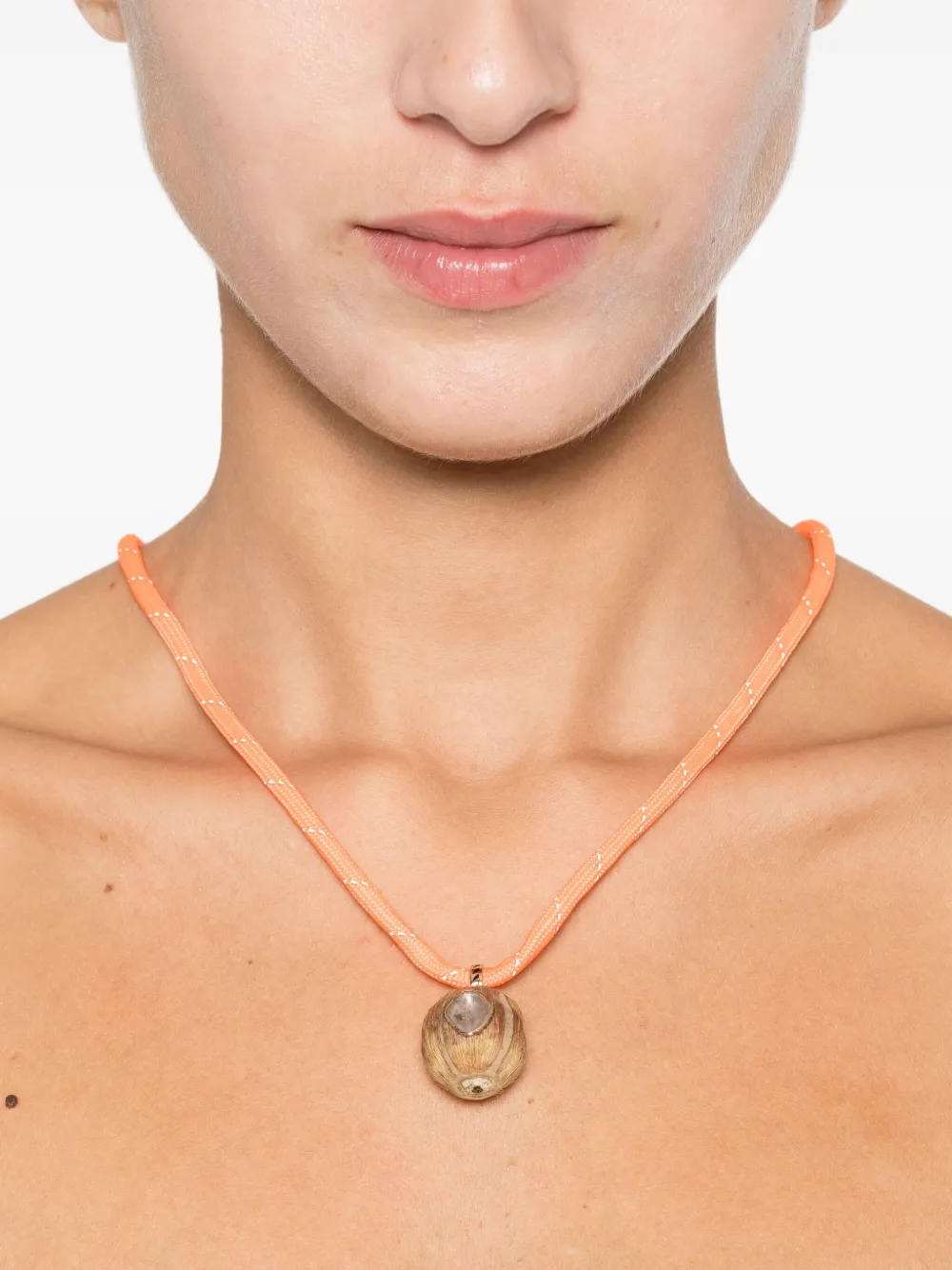 18k Rose Gold Coquito Diamond Necklace