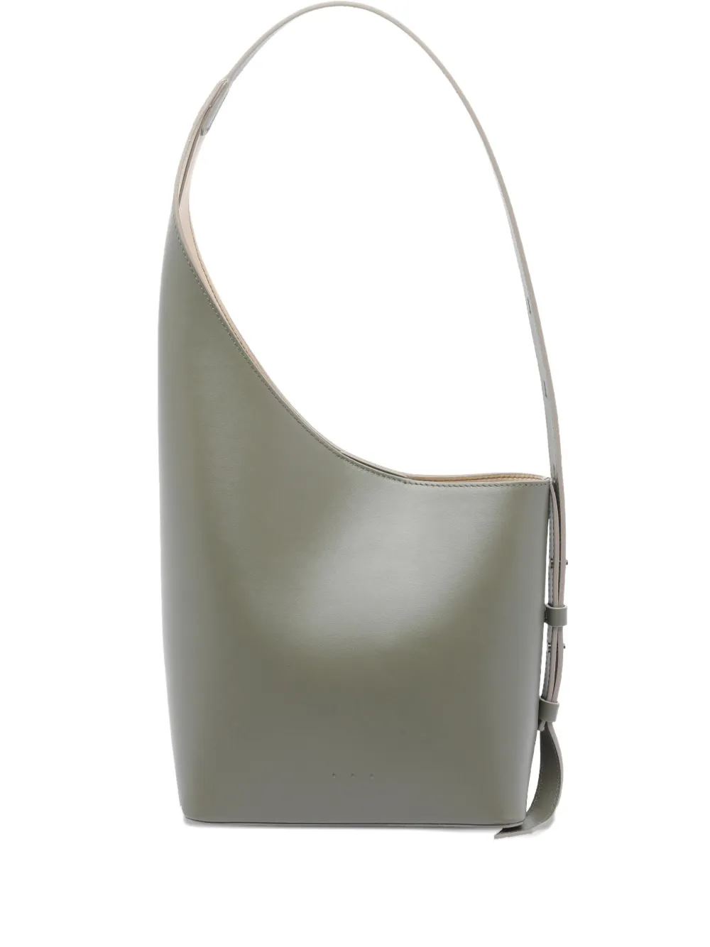 Aesther Ekme demi-lune leather shoulder bag | Green | Image 1