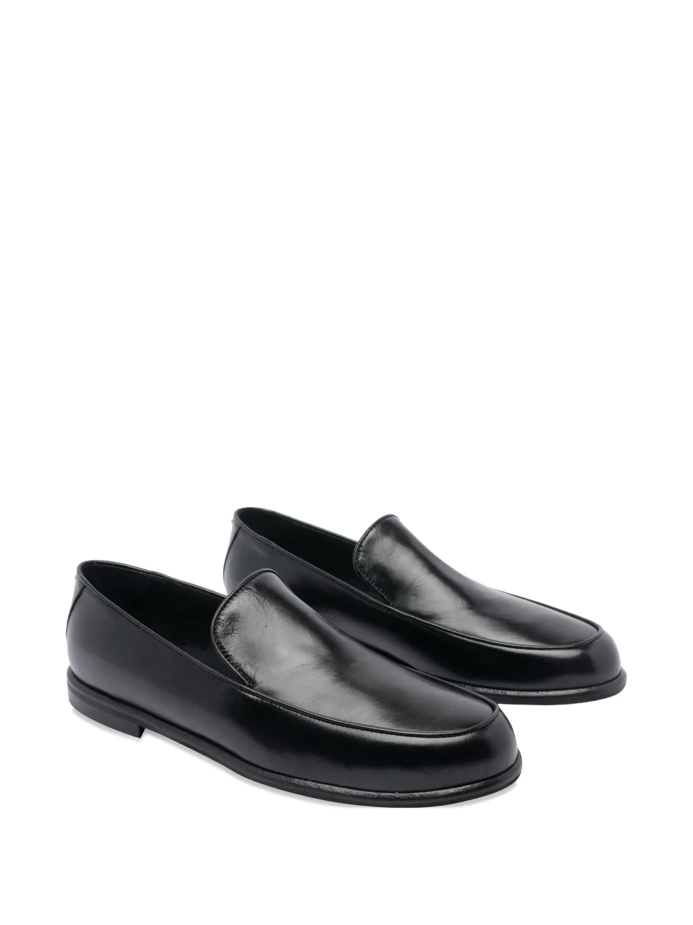 POEVE round-toe leather loafers | Image 2