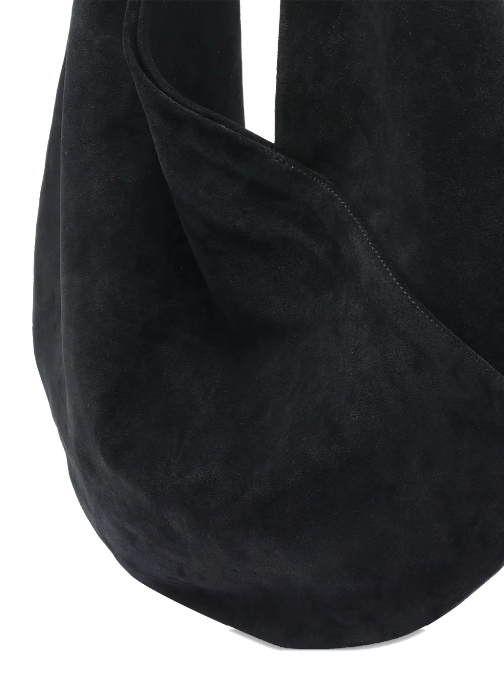Aesther Ekme Single-handle Suede Shoulder Bag In Black