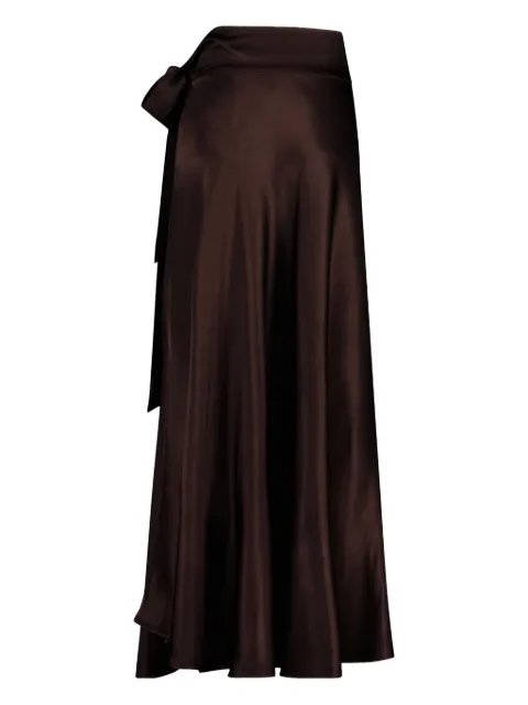 VIVEH vestido Hazel de satpen con diseño cruzado