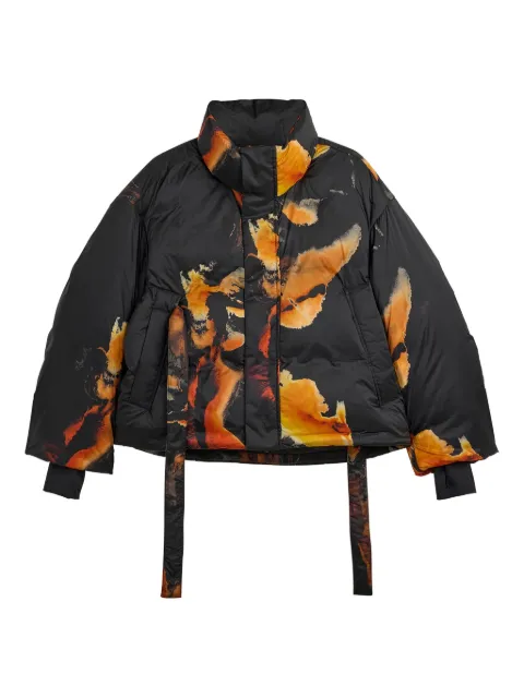 Y-3 printed puffer jacket