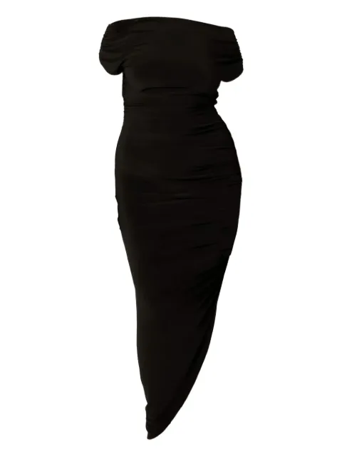 VIVEH Columbine ruched cowl-neck dress