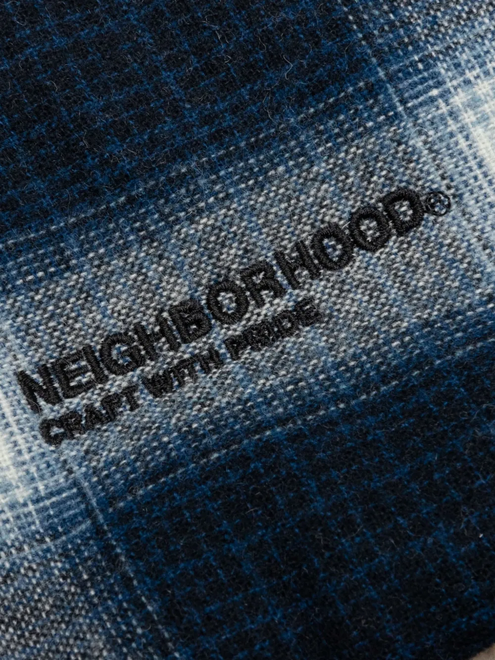 Neighborhood x Pendleton .WO geruite sjaal Blauw