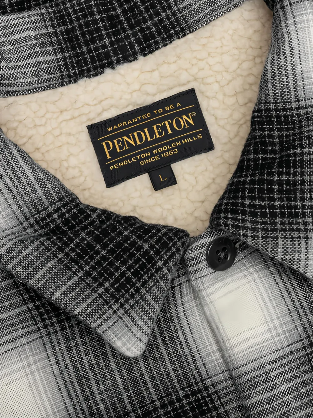 Neighborhood Geruit overhemd Zwart