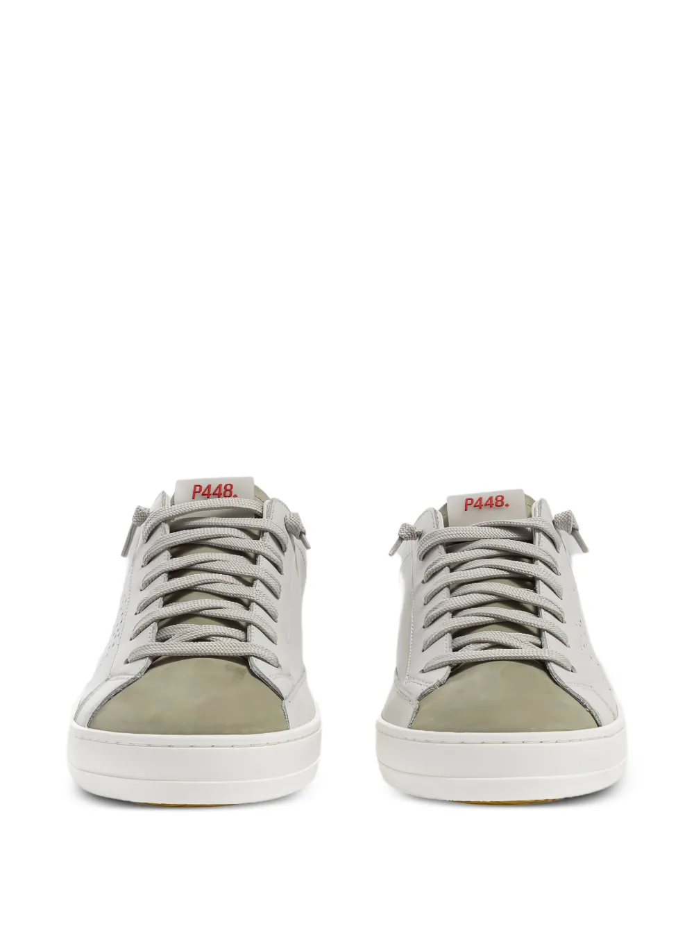 P448 John sneakers met geperforeerde details en suède vlak Wit