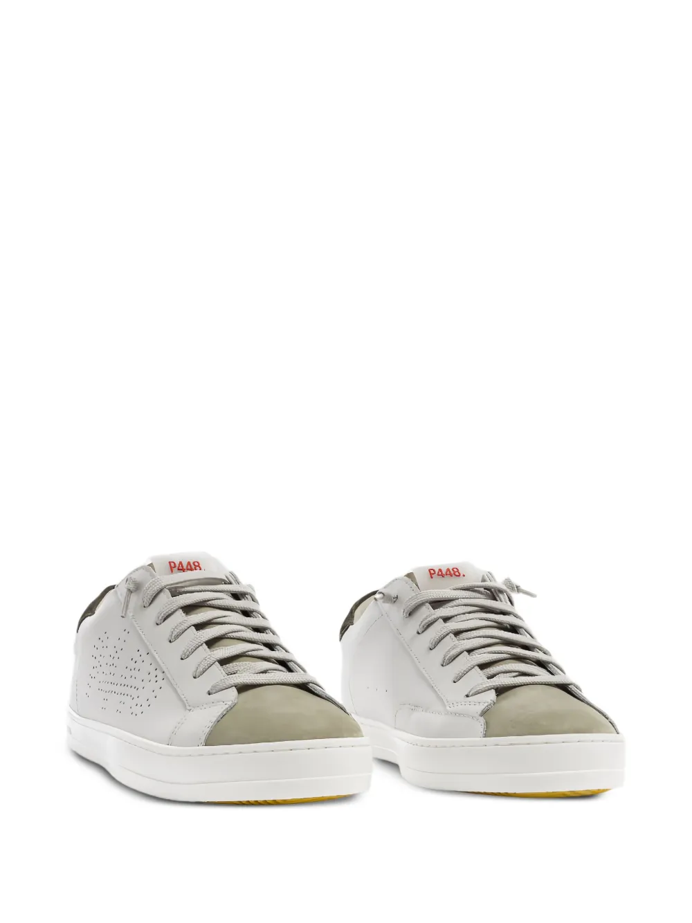 P448 John perforated seude-panel sneakers | Low-Tops | Image 2