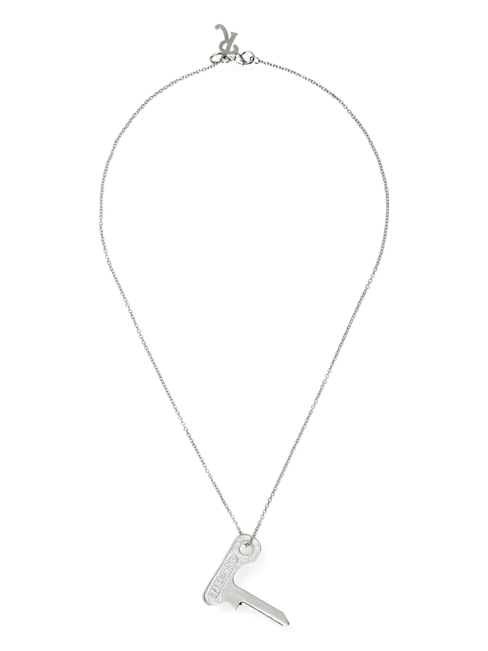 Raf Simons Collana Key on Hanger piccola | argento | Image 1