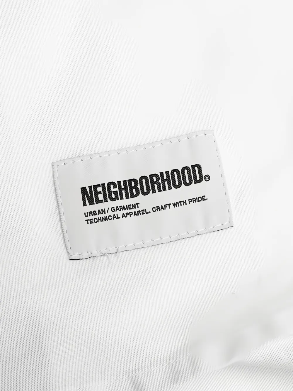 Neighborhood Logo-print Shirt In White