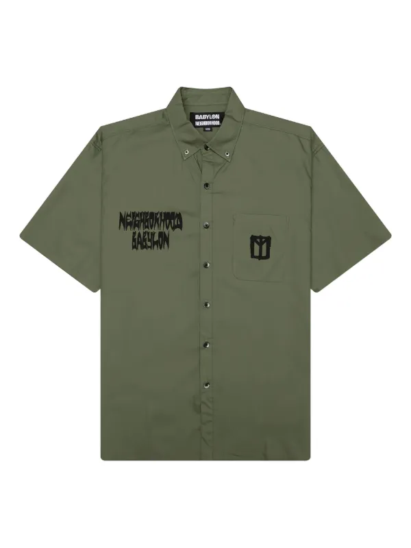 Neighborhood x Babylon BD グラフィック シャツ | グリーン | FARFETCH JP