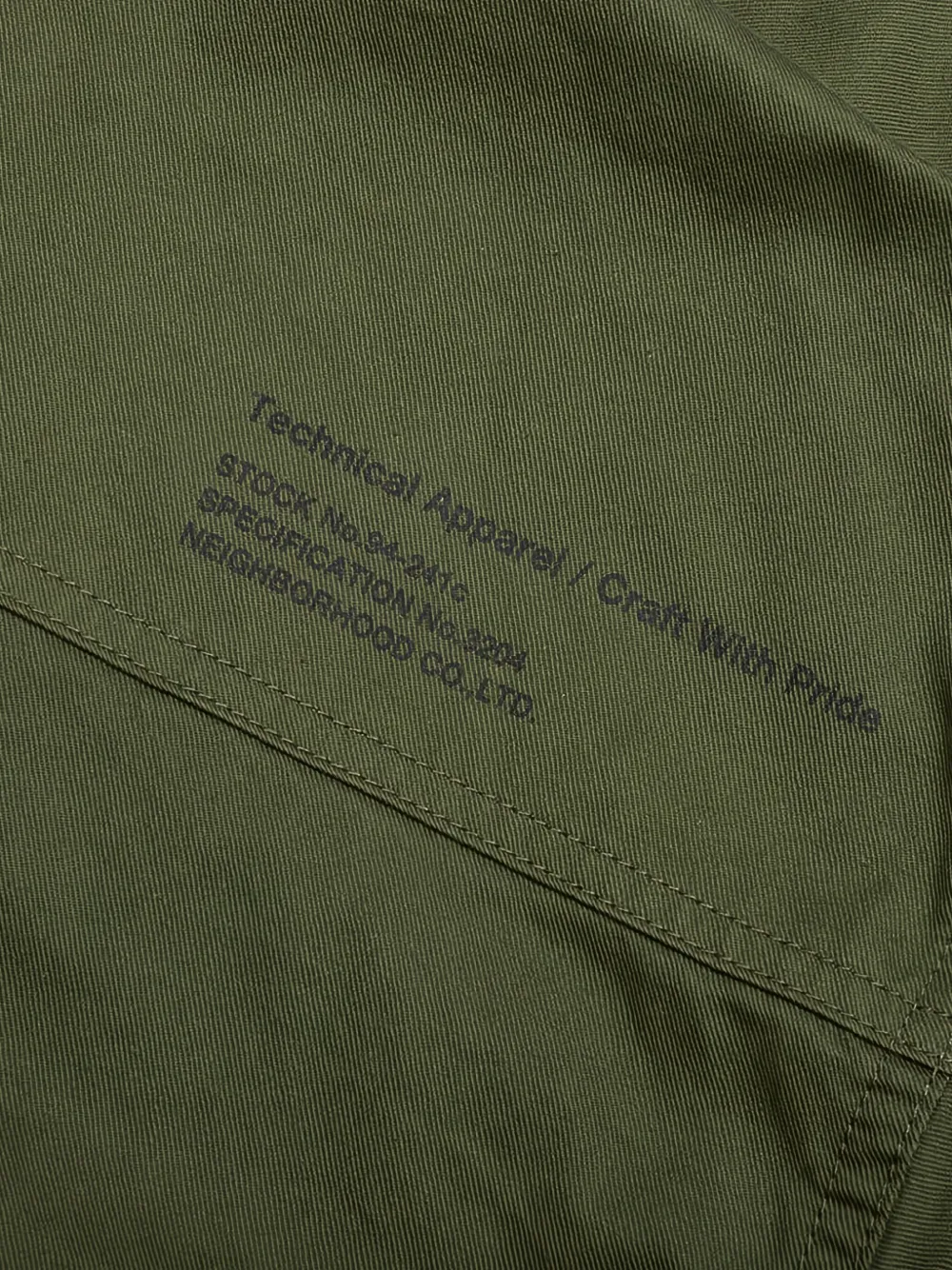 Neighborhood Logo-print Shirt In Green