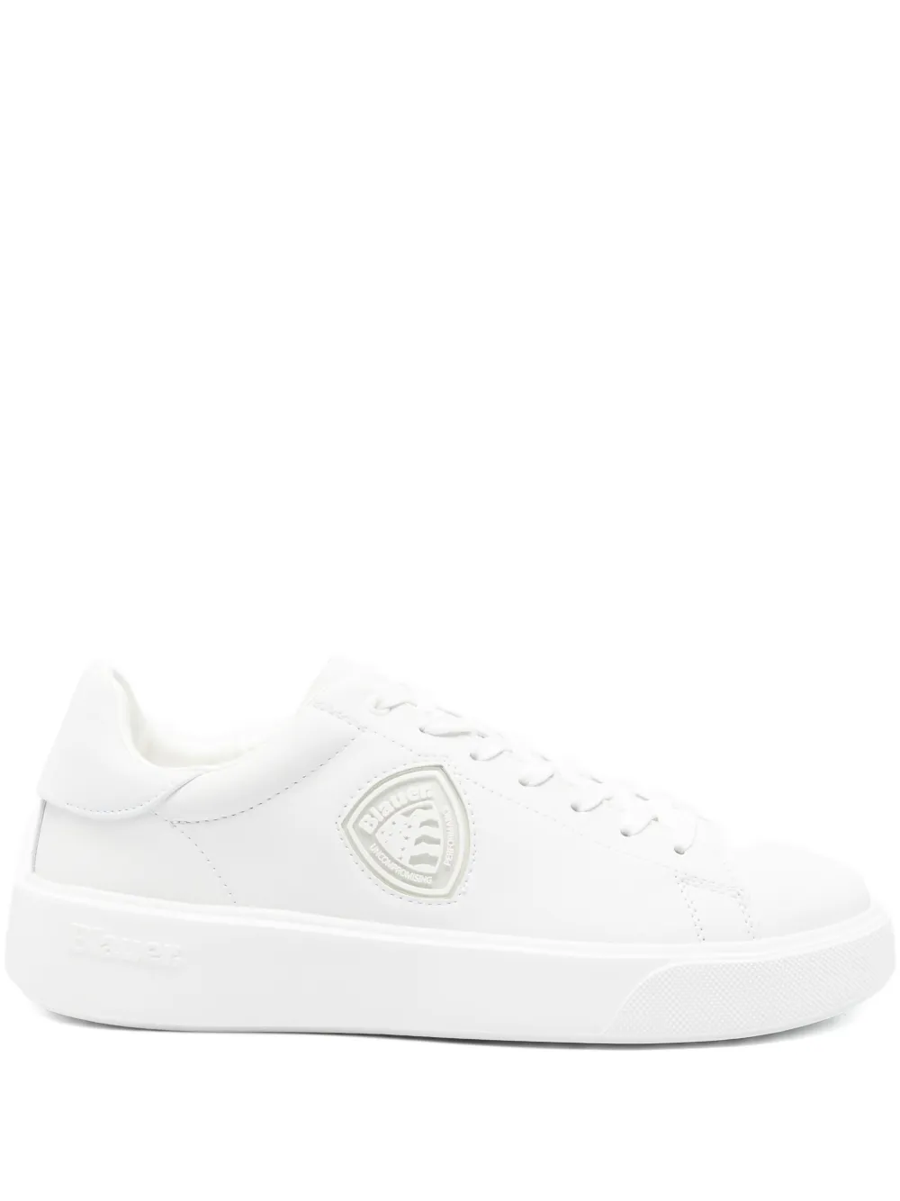 Blauer Buck07/Lea leather sneakers | White | Image 1