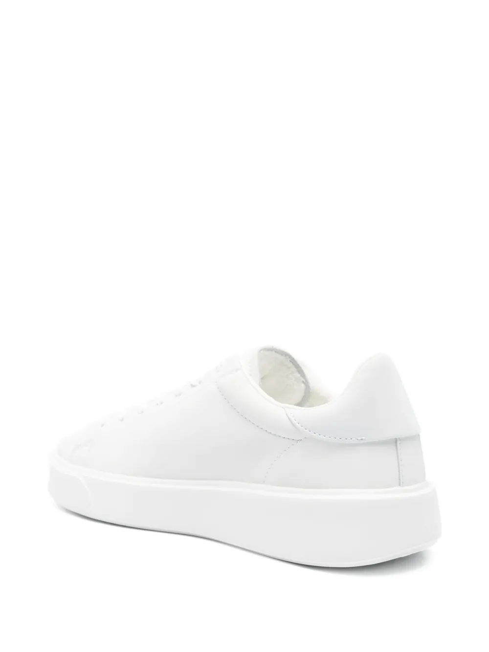 Blauer Buck07 Lea leren sneakers Wit