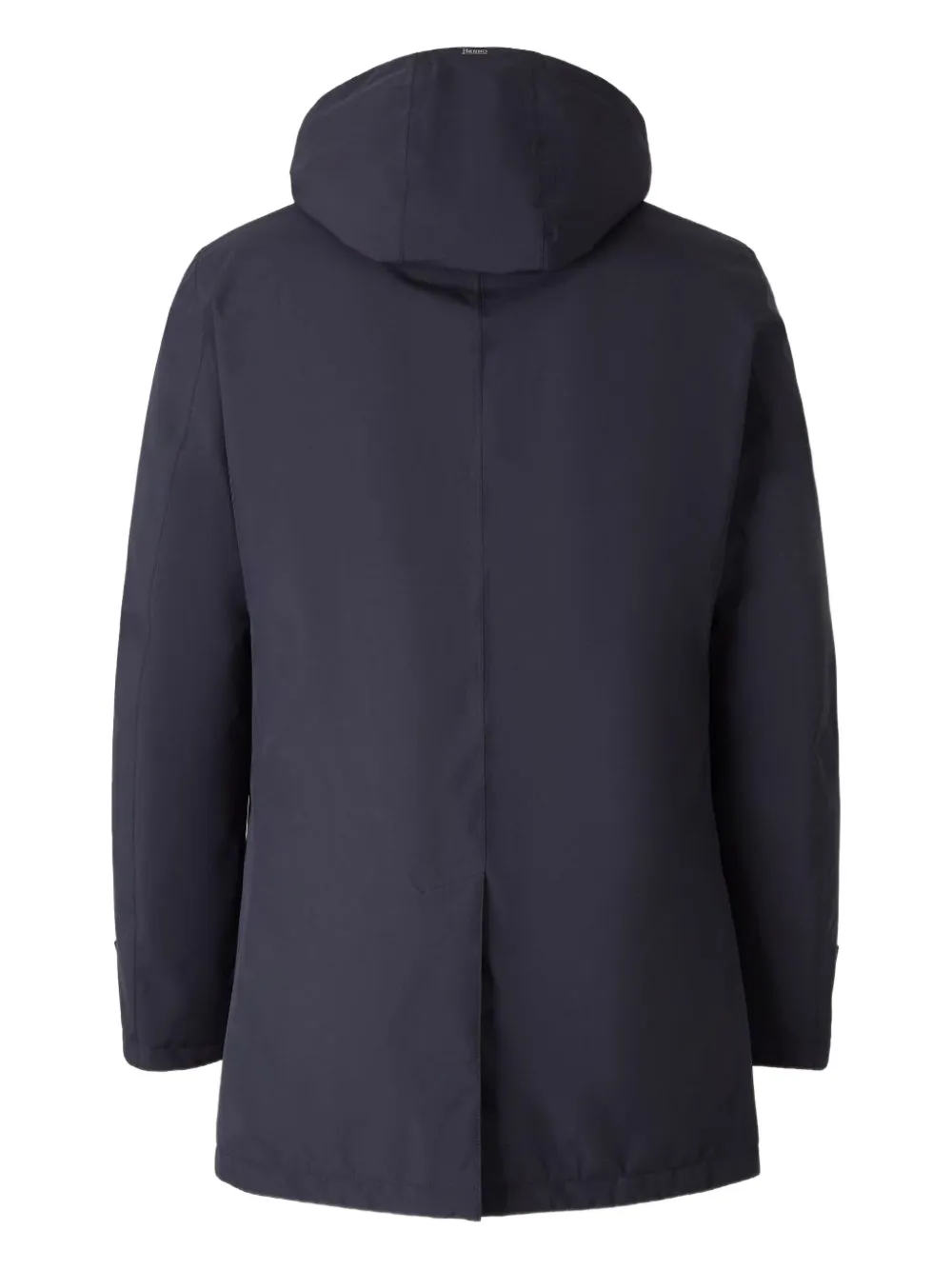 Herno Long Parka In 2-layer Windstopper In Blue
