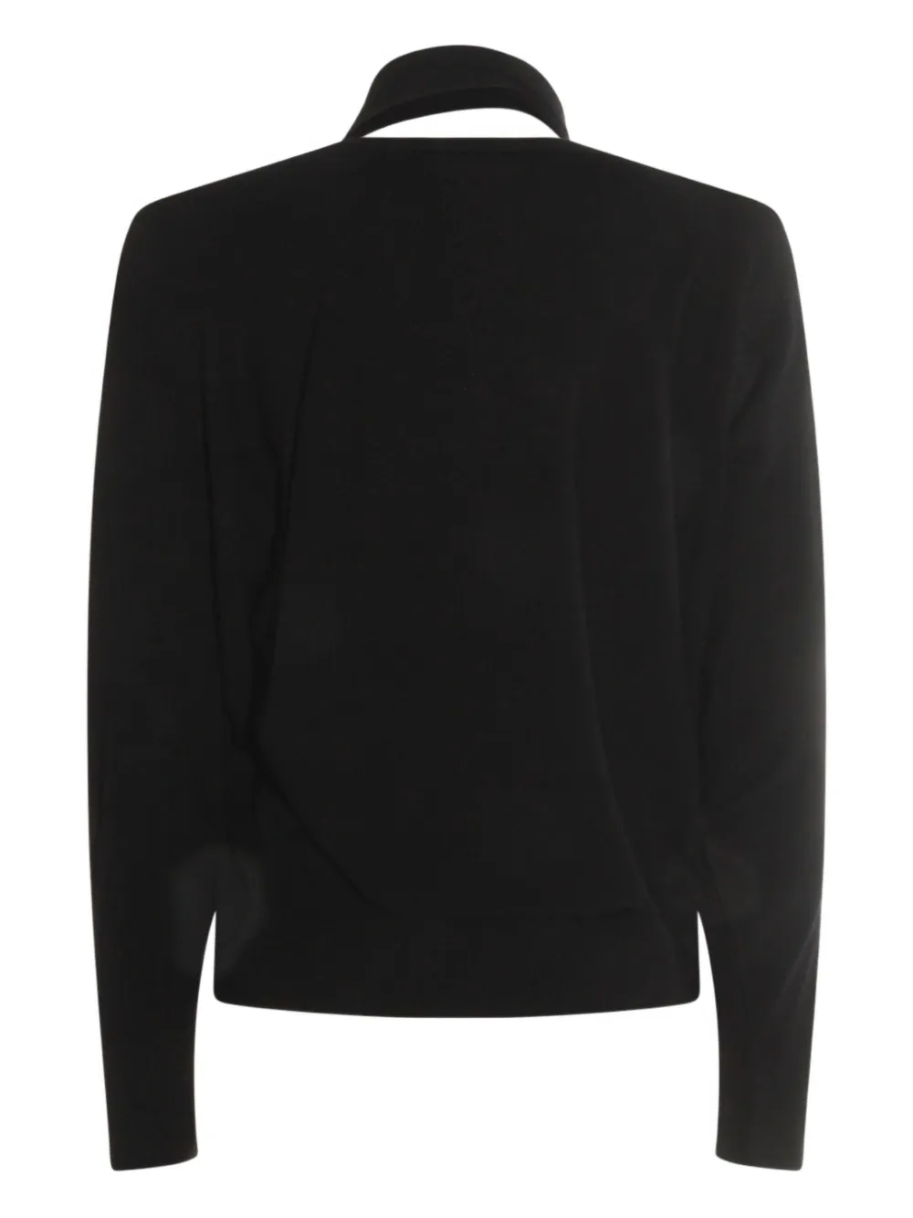 Zanone neck-tie sweater | Knitted Sweaters | Image 2