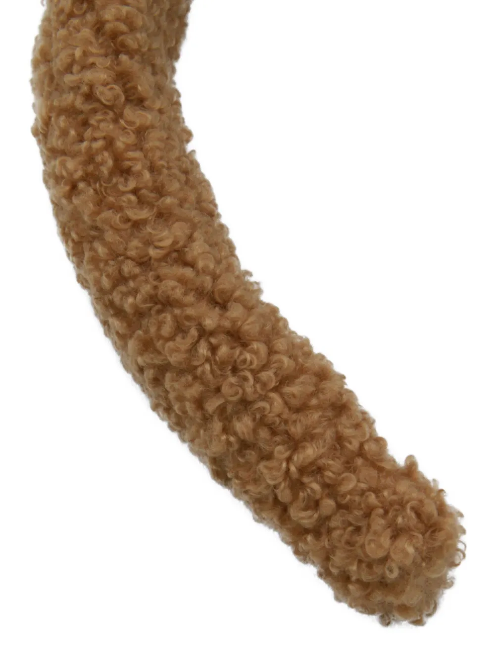 Moschino Kids Fleece haarband Bruin