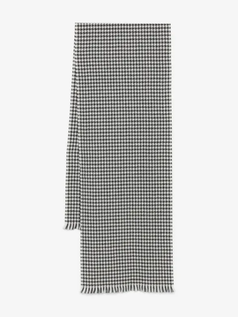 TOM FORD houndstooth-pattern scarf