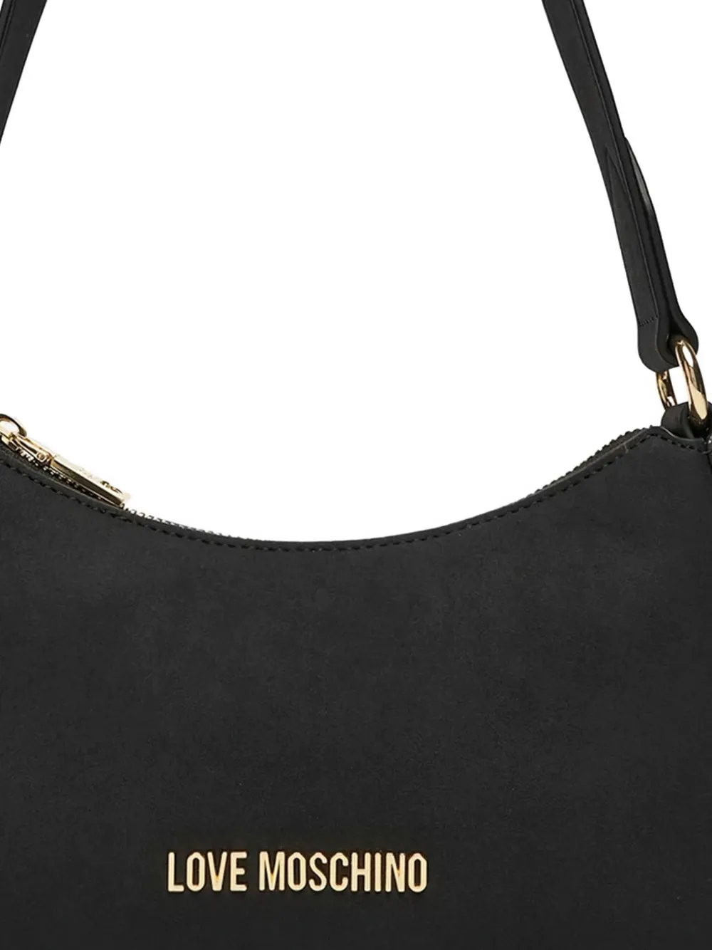 Love Moschino Schoudertas met logo Zwart