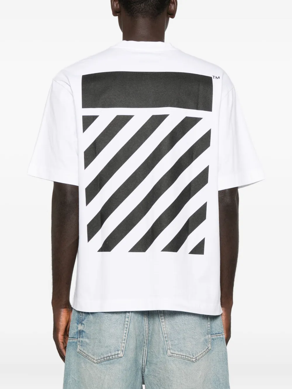 Off-white Graphic-print T-shirt In White