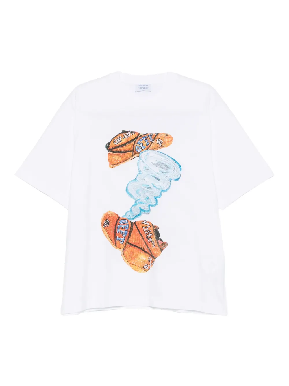 Off-White playera con estampado gráfico | blanco | Image 1