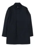 People Of Shibuya zip-front patch-pocket coat - Blue