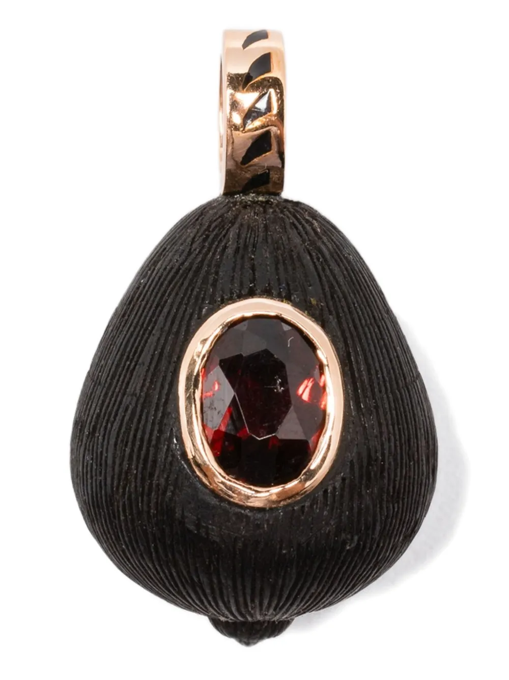 Dezso 18k Rose Gold Cc Coquito Citrine Pendant In Pink