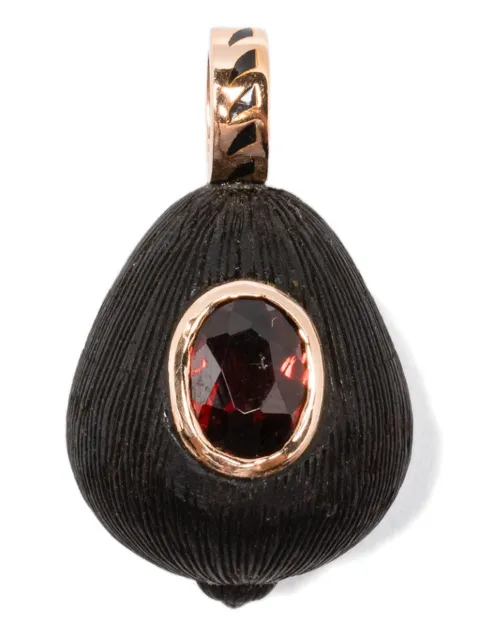 Dezso dije Coquito en oro rosa de 18kt con citrino