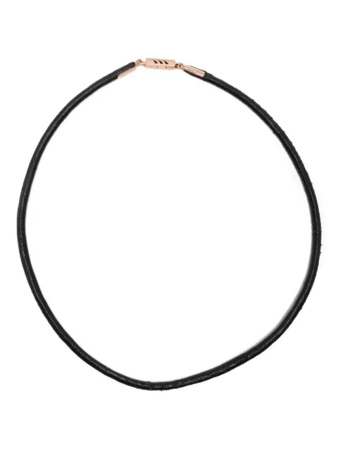 Dezso collar en oro rosa de 18kt con esmalte