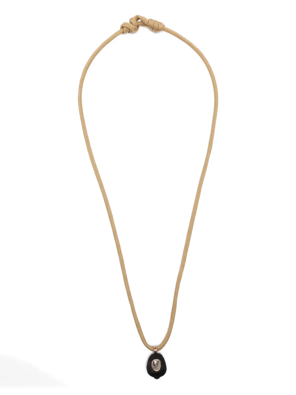 Dezso 18k Rose Gold Coquito Diamond Necklace In Pink