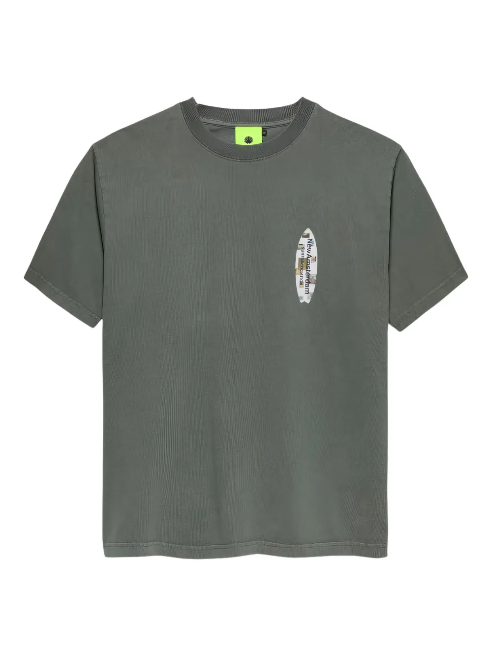 NEW AMSTERDAM surfboard-print T-shirt | Green | Image 1