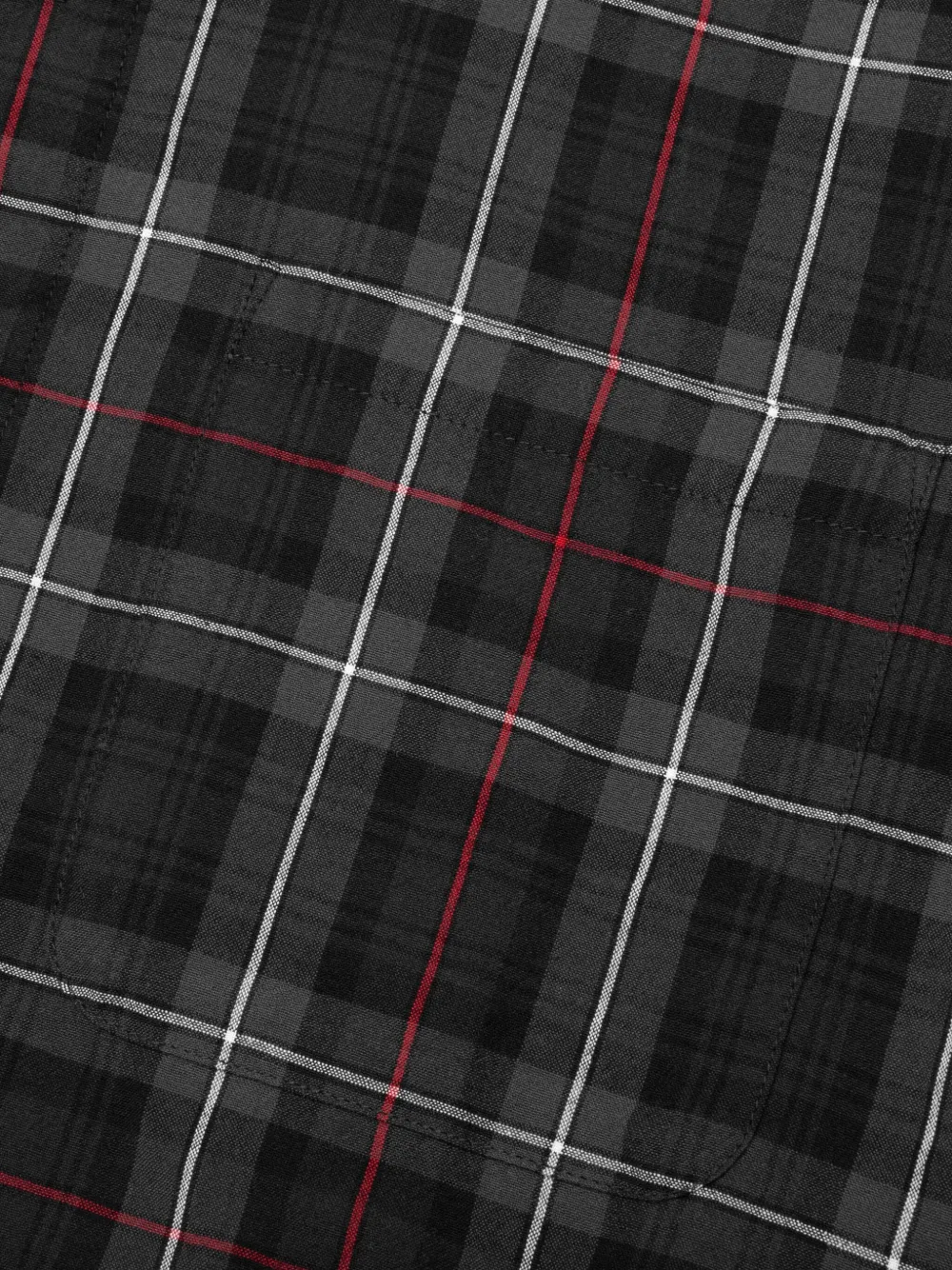 Neighborhood Overhemd met tartan ruit Zwart