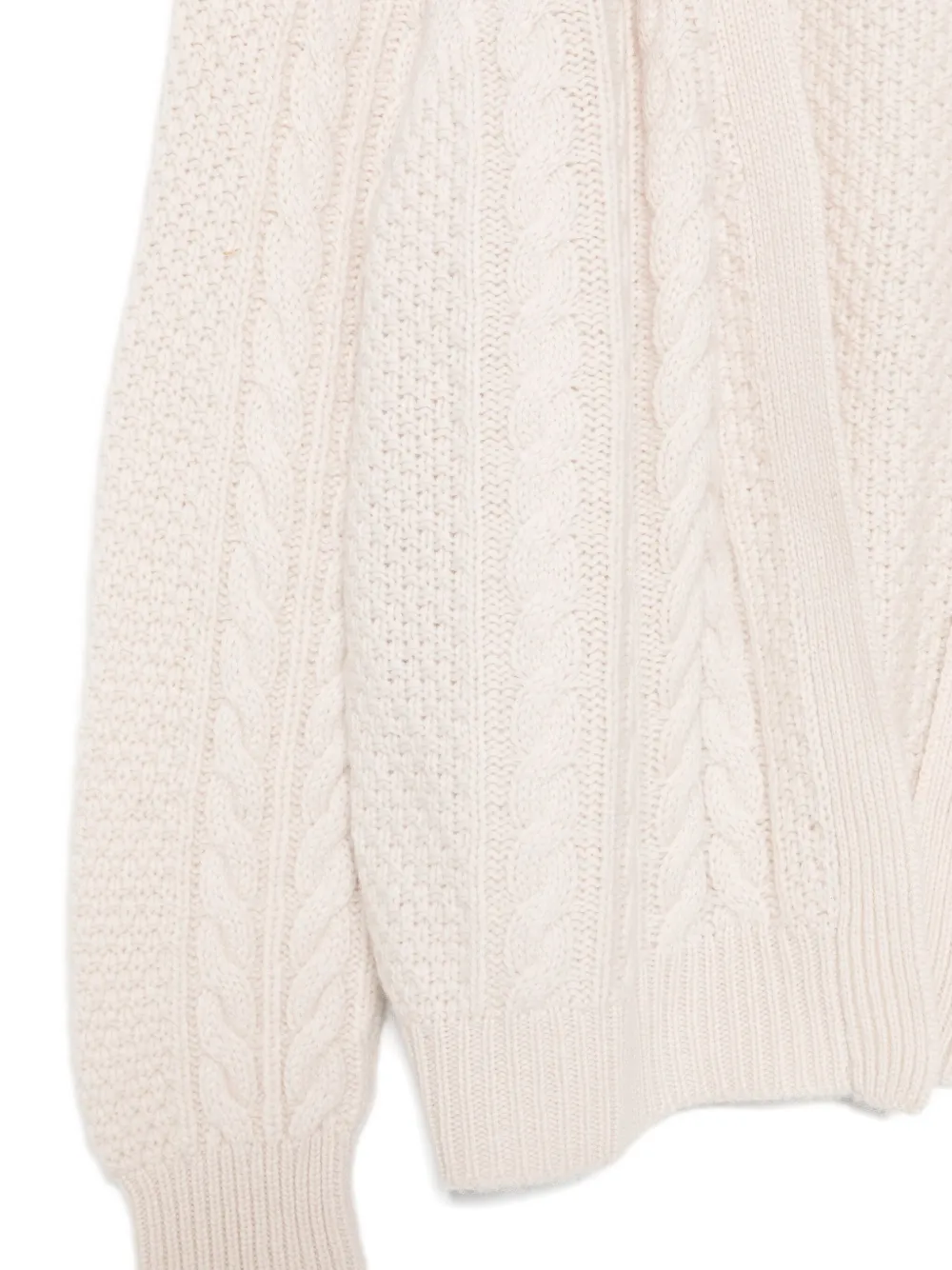Liska Cardigan Mit Zopfmuster In Neutral
