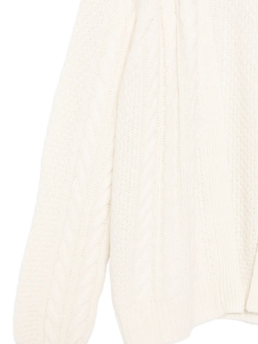 Liska Cardigan Mit Zopfmuster In Neutral