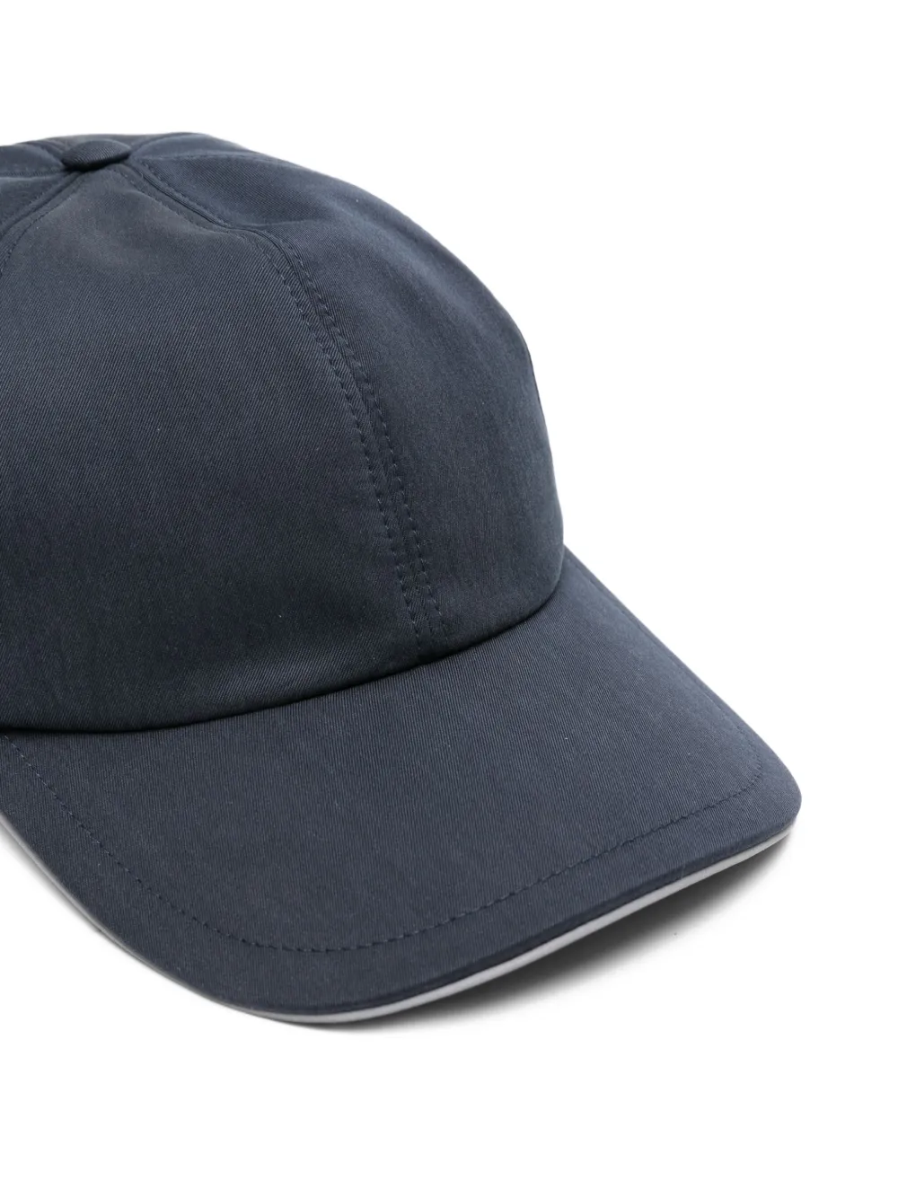 Eleventy Zijden honkbalpet met klittenband Blauw