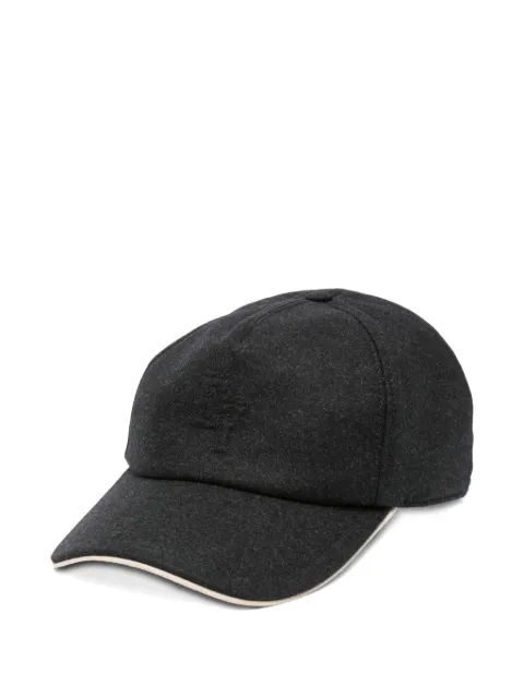 Eleventy curved-peak wool baseball cap