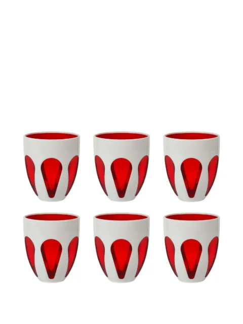 BACI MILANO tazas Aqua (set de 6)