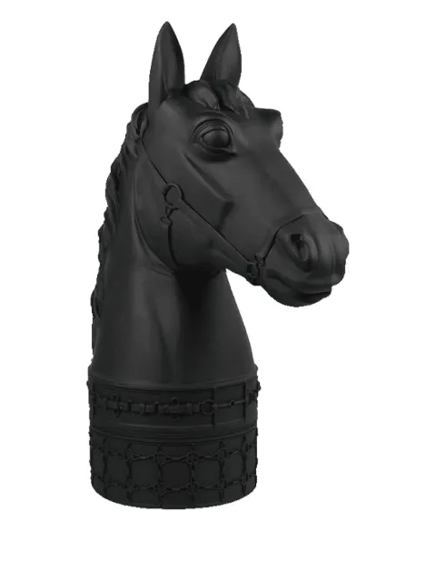 BACI MILANO horse-head sculpture (32cm)