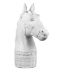 BACI MILANO horse-head sculpture - White