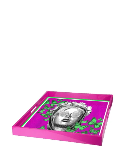 BACI MILANO La Stilosa square tray (45cm x 45cm)