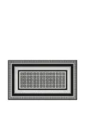 BACI MILANO geometric-pattern tablecloth (160cm x 280cm) - Black