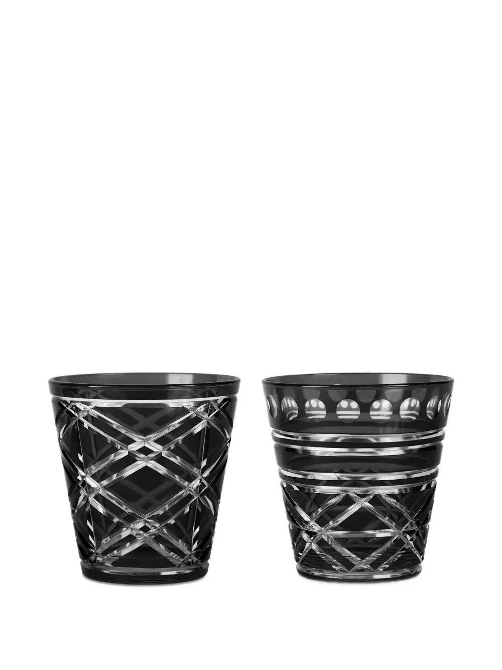 BACI MILANO geometric-pattern glasses (set of two) | Glassware | Image 2