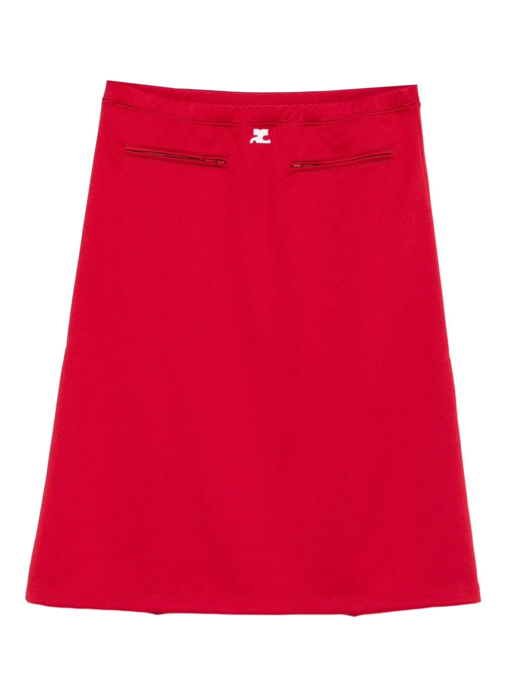 Courrèges zip-pocket skirt | Red | Image 1